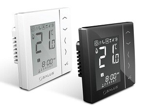 Термостат встраиваемый непрограммируемый (с экраном LCD, 230V, черный) VS35B